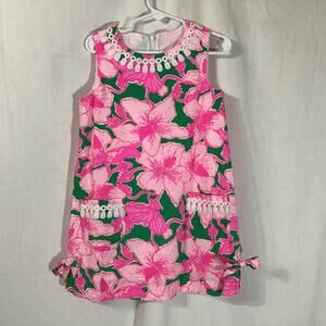Lilly Pulitzer  Hawaian Hibiskiss Tropical Cotton Sundress Shift Dress 5